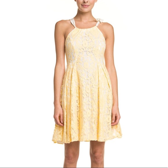 Coconinno Wonder Dress - Lace Yellow - Picture 4 of 11
